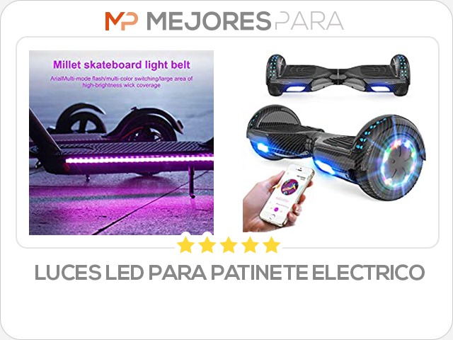 luces led para patinete electrico