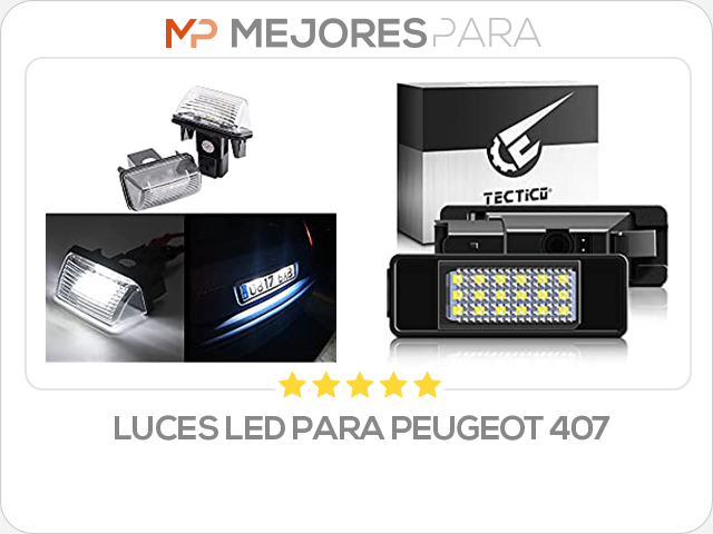 luces led para peugeot 407