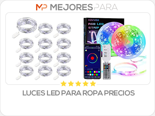 luces led para ropa precios