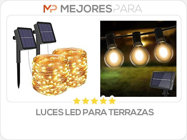 luces led para terrazas