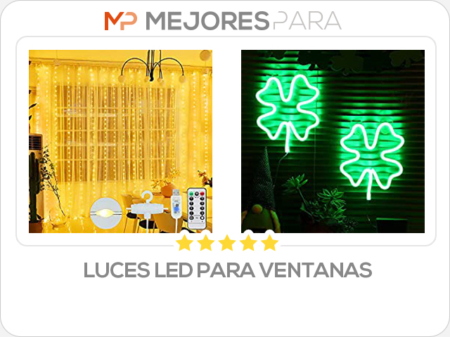 luces led para ventanas