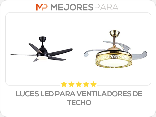 luces led para ventiladores de techo