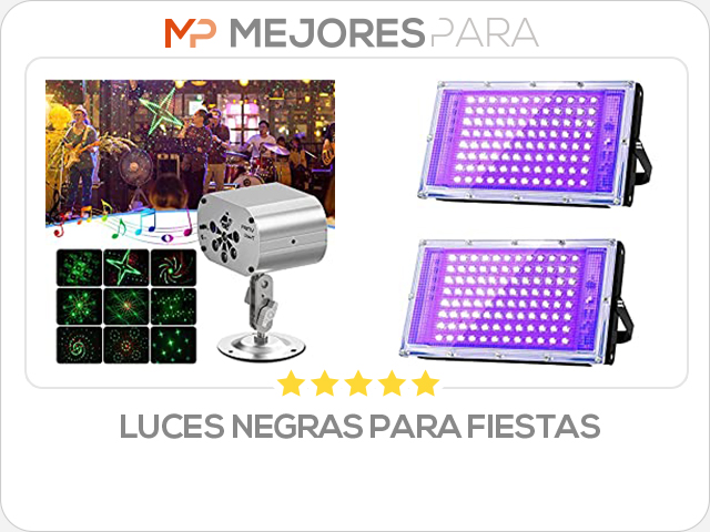 luces negras para fiestas