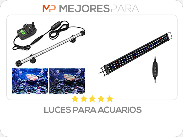 luces para acuarios