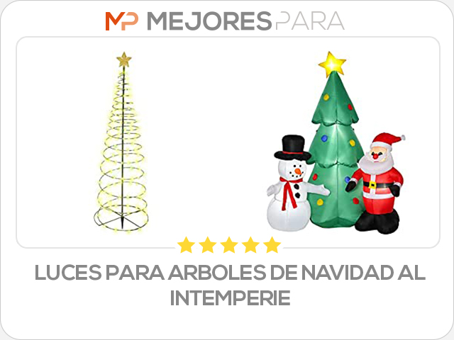 luces para arboles de navidad al intemperie