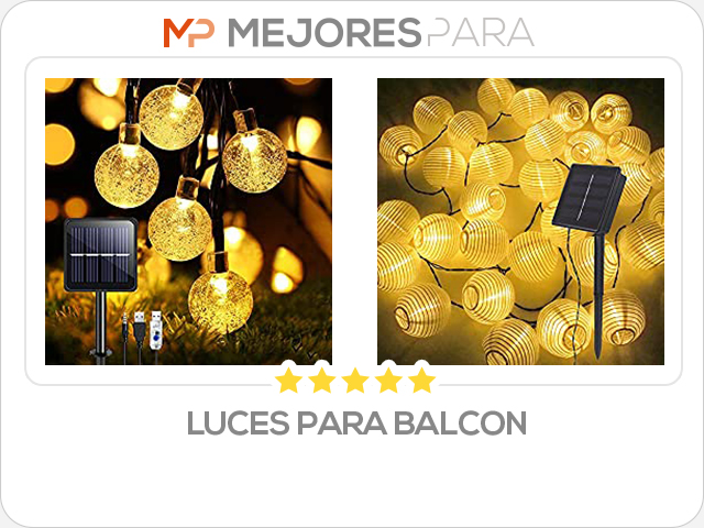 luces para balcon