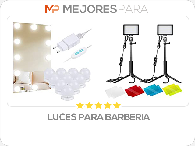 luces para barberia