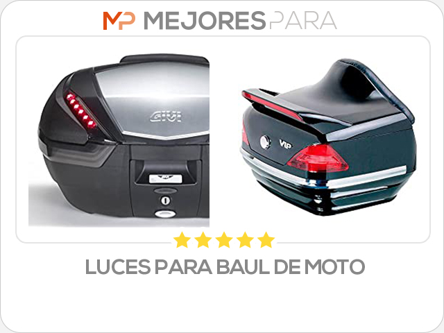 luces para baul de moto