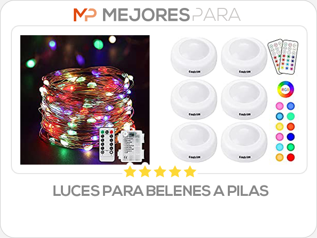 luces para belenes a pilas