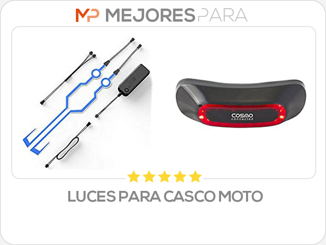 luces para casco moto