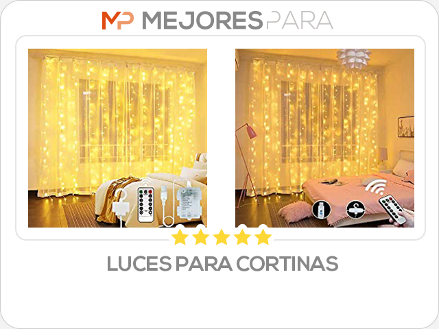 luces para cortinas