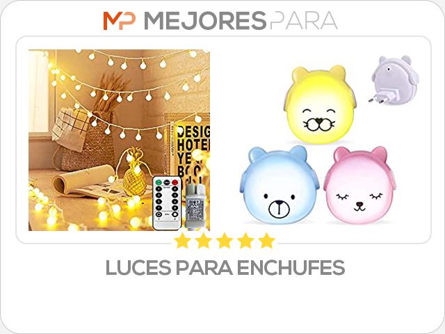 luces para enchufes