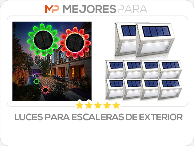 luces para escaleras de exterior