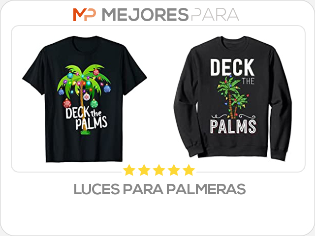 luces para palmeras