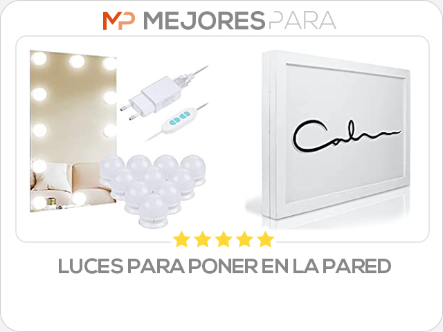 luces para poner en la pared