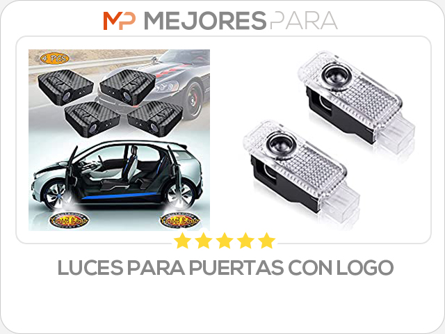 luces para puertas con logo