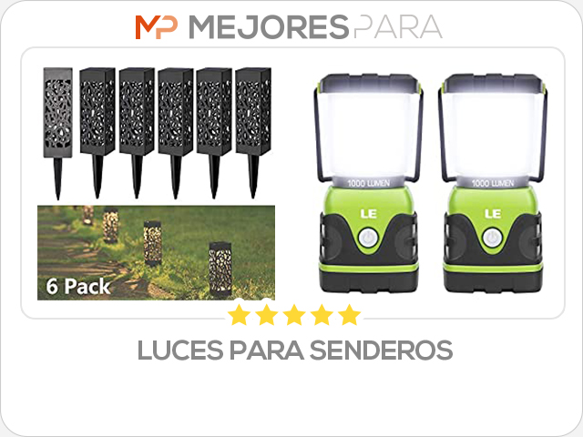 luces para senderos