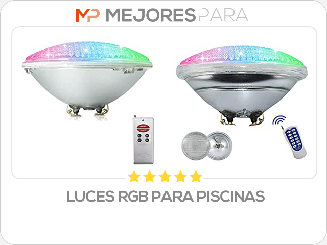 luces rgb para piscinas