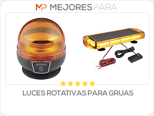 luces rotativas para gruas