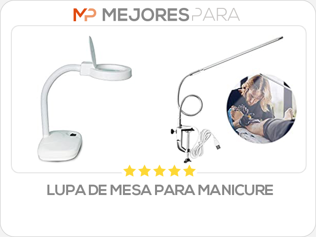 lupa de mesa para manicure