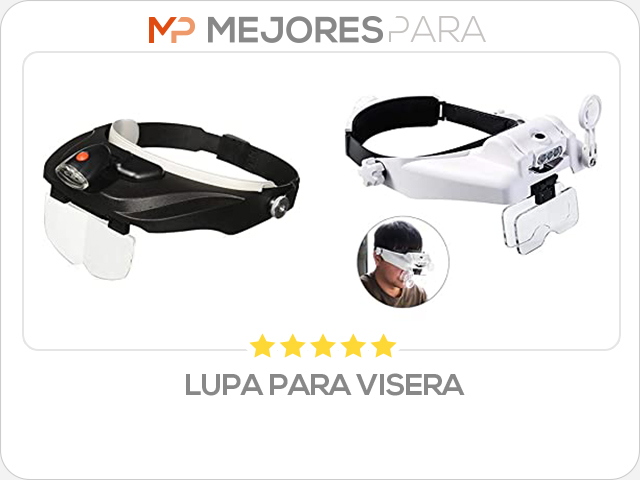 lupa para visera