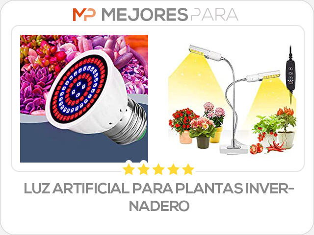 luz artificial para plantas invernadero