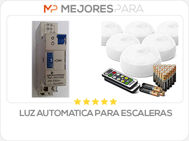 luz automatica para escaleras