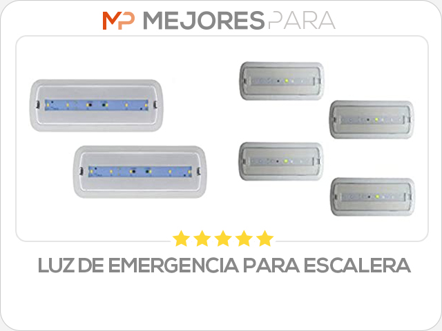 luz de emergencia para escalera