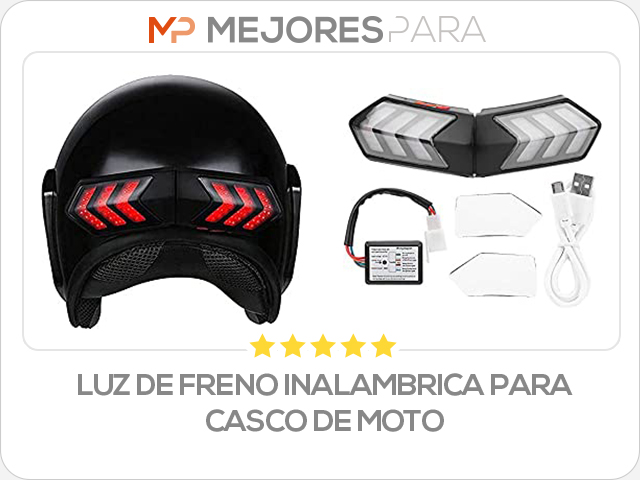 luz de freno inalambrica para casco de moto