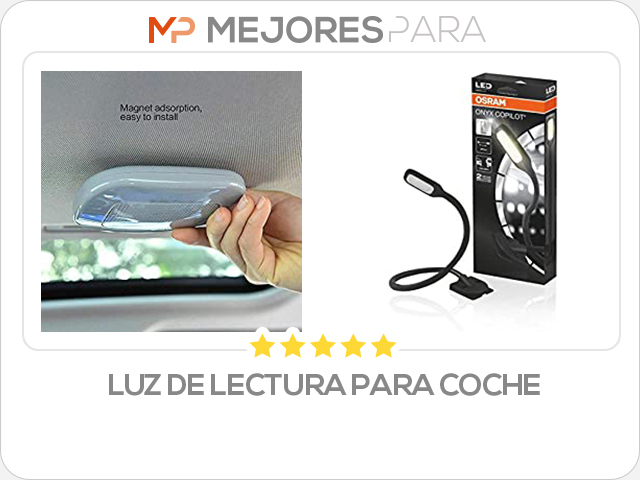 luz de lectura para coche