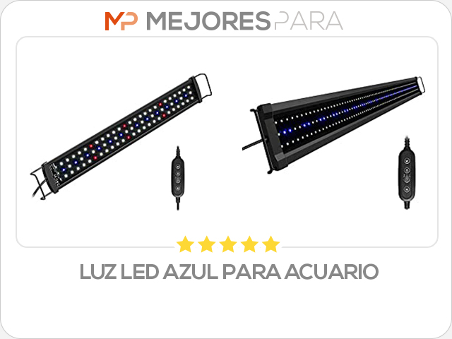 luz led azul para acuario