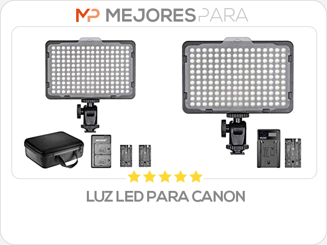 luz led para canon