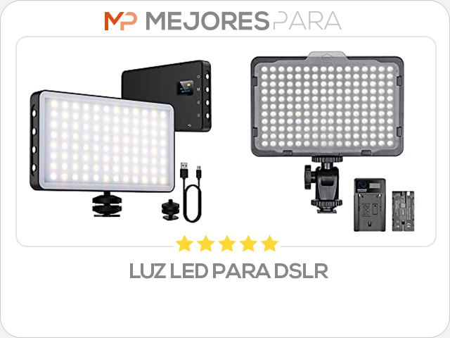 luz led para dslr