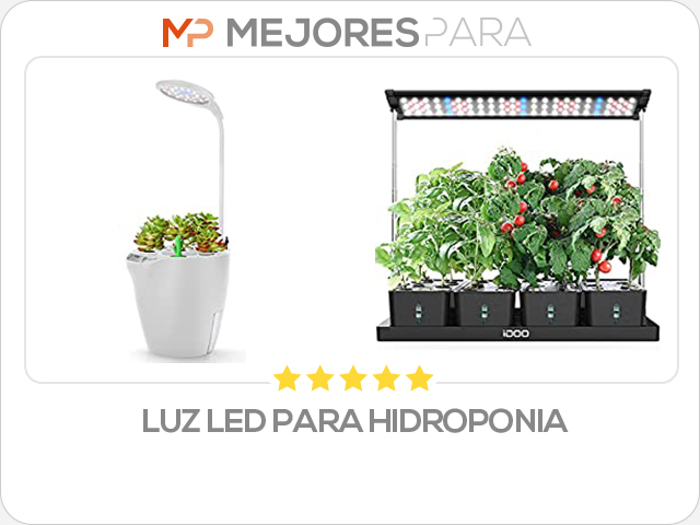 luz led para hidroponia