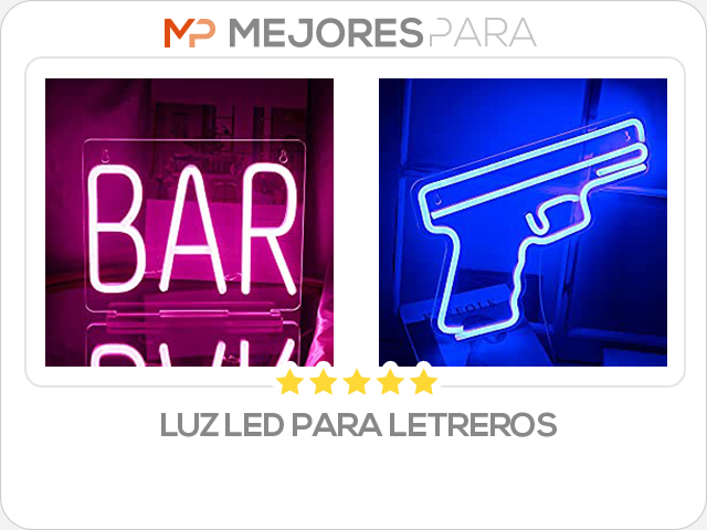 luz led para letreros