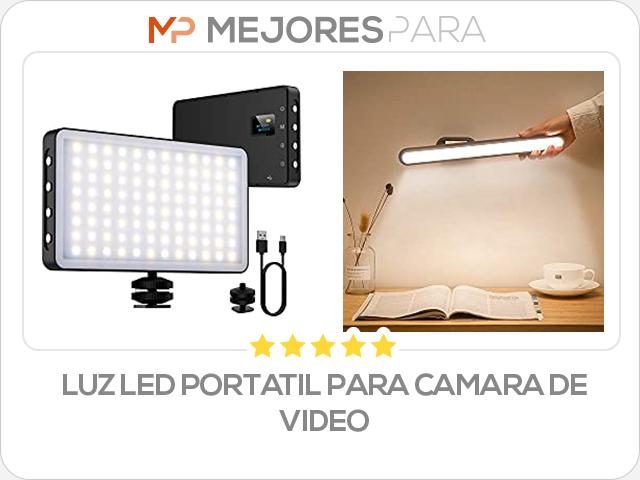 luz led portatil para camara de video