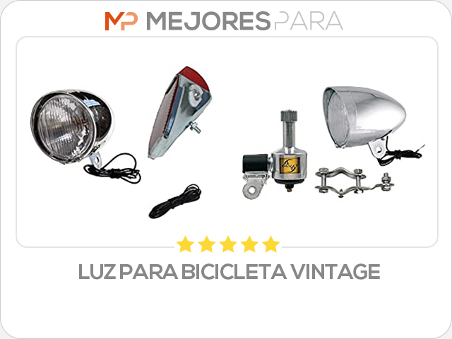 luz para bicicleta vintage