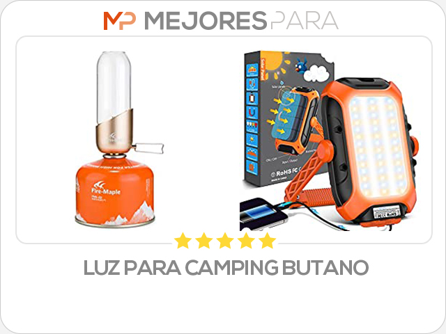 luz para camping butano