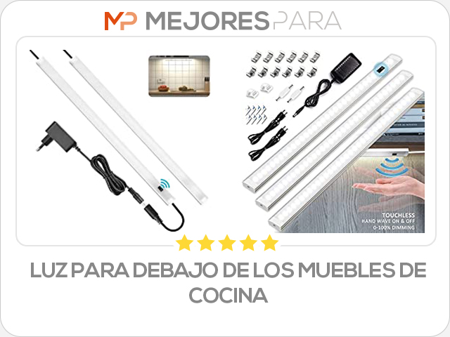 luz para debajo de los muebles de cocina