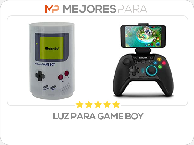 luz para game boy