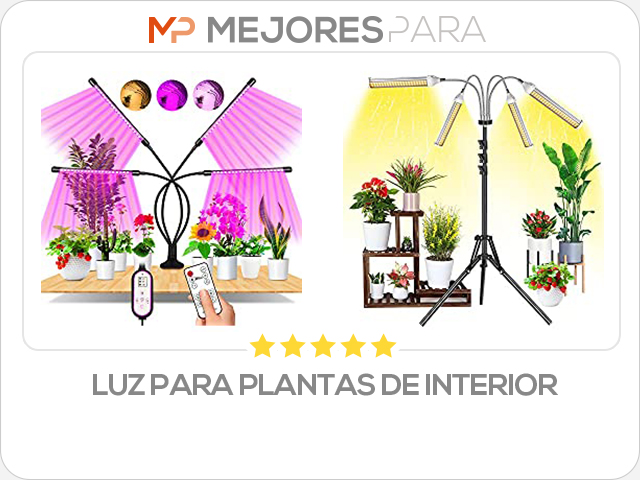 luz para plantas de interior