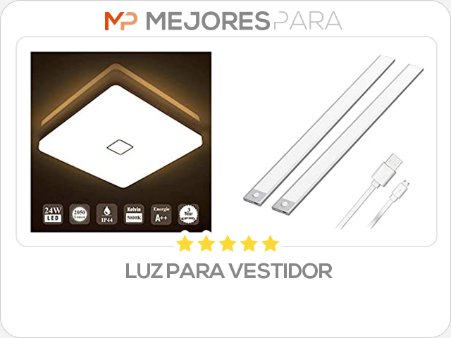 luz para vestidor