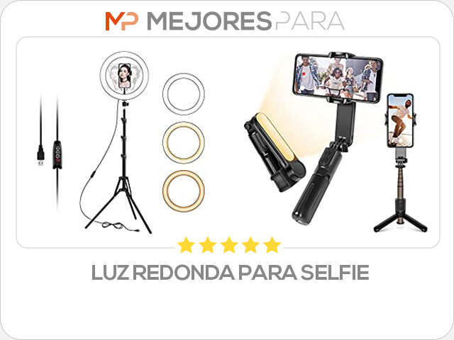 luz redonda para selfie