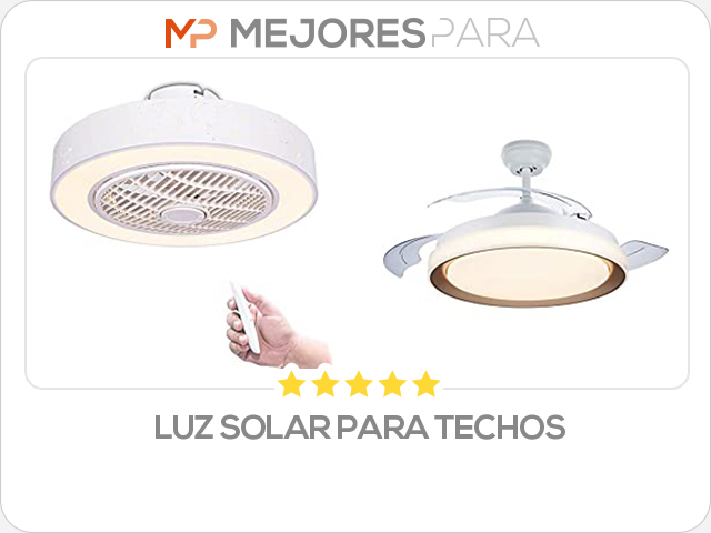 luz solar para techos