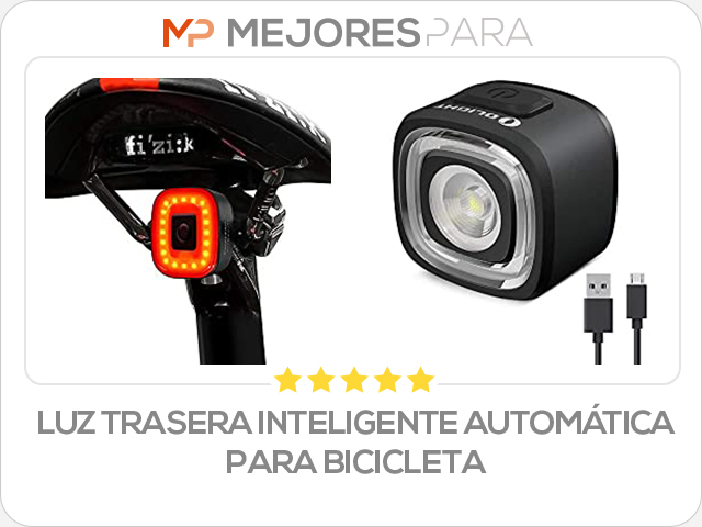 luz trasera inteligente automática para bicicleta