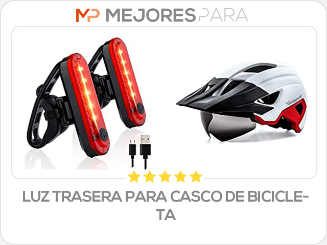 luz trasera para casco de bicicleta