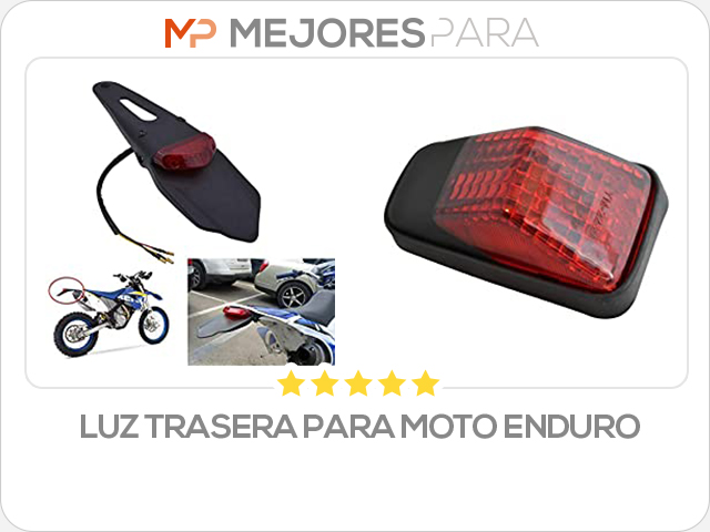 luz trasera para moto enduro