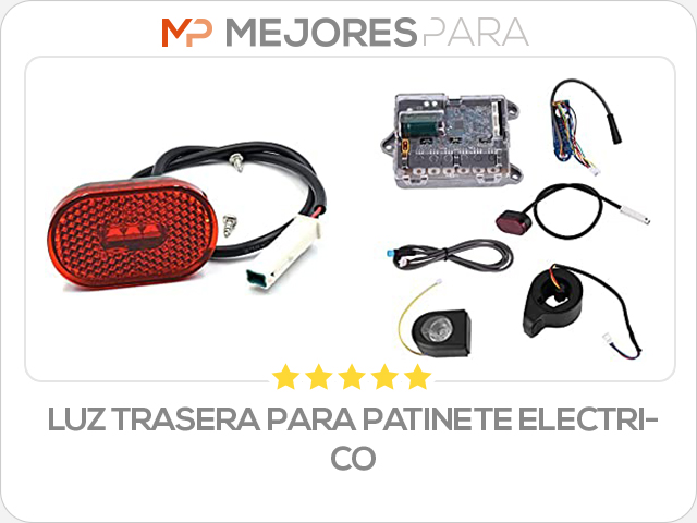 luz trasera para patinete electrico