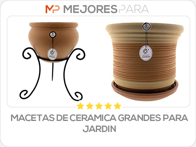 macetas de ceramica grandes para jardin