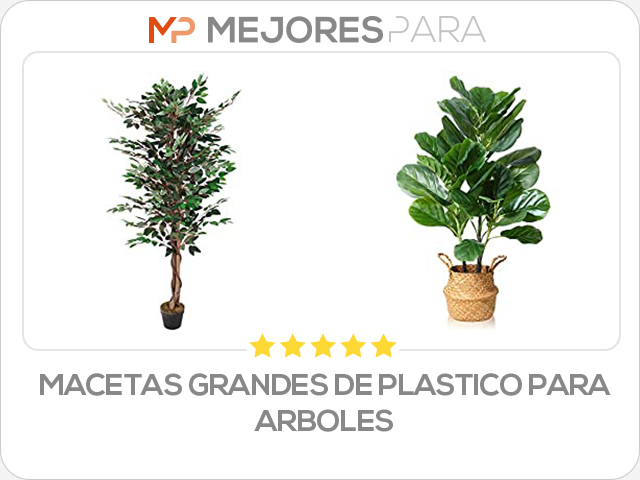 macetas grandes de plastico para arboles